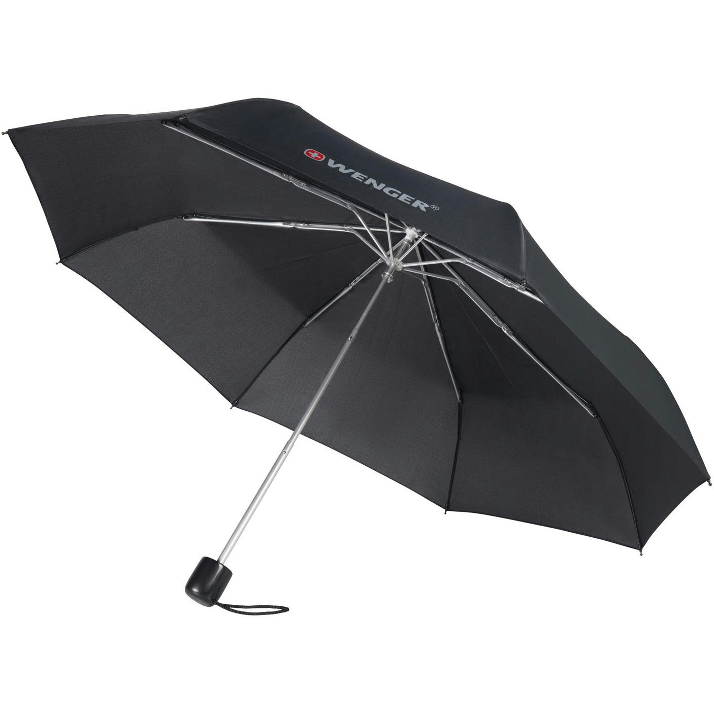 Зонтик Wenger Large Travel Umbrella черный фото 