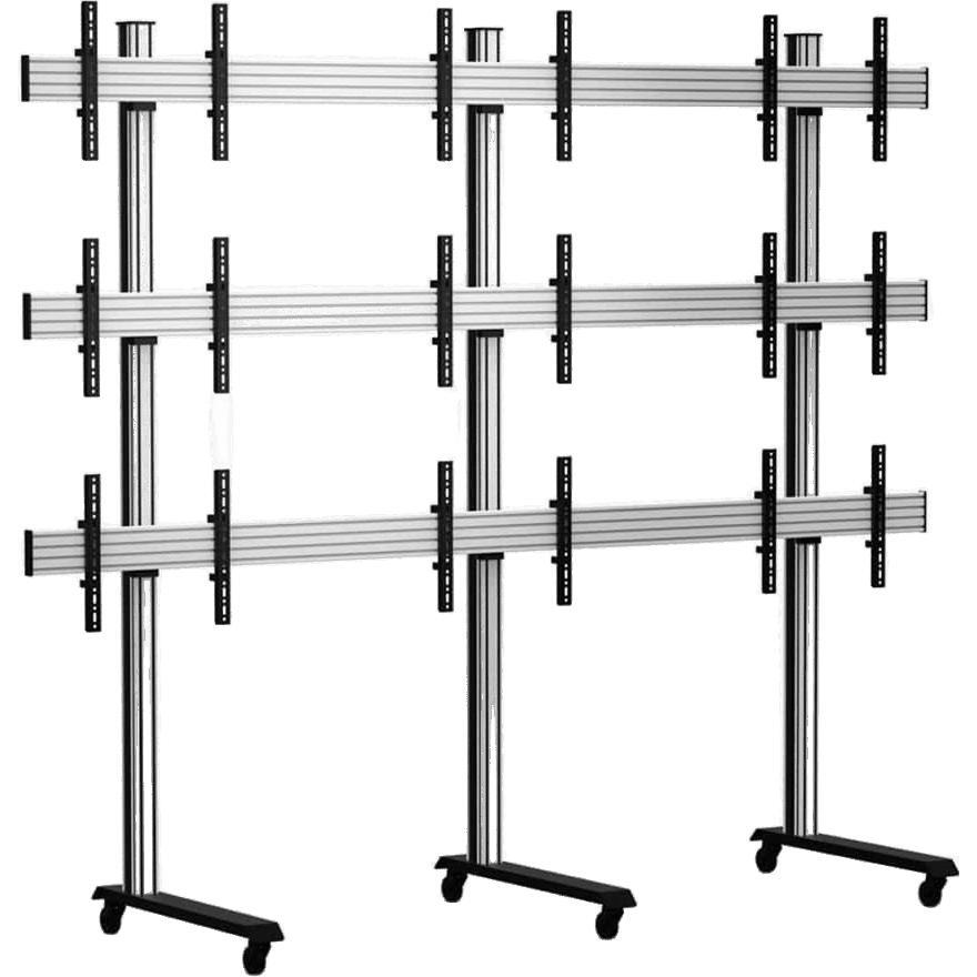 Стійка мобільна для відеостіни KSL VSP6433W 3х3фото1
