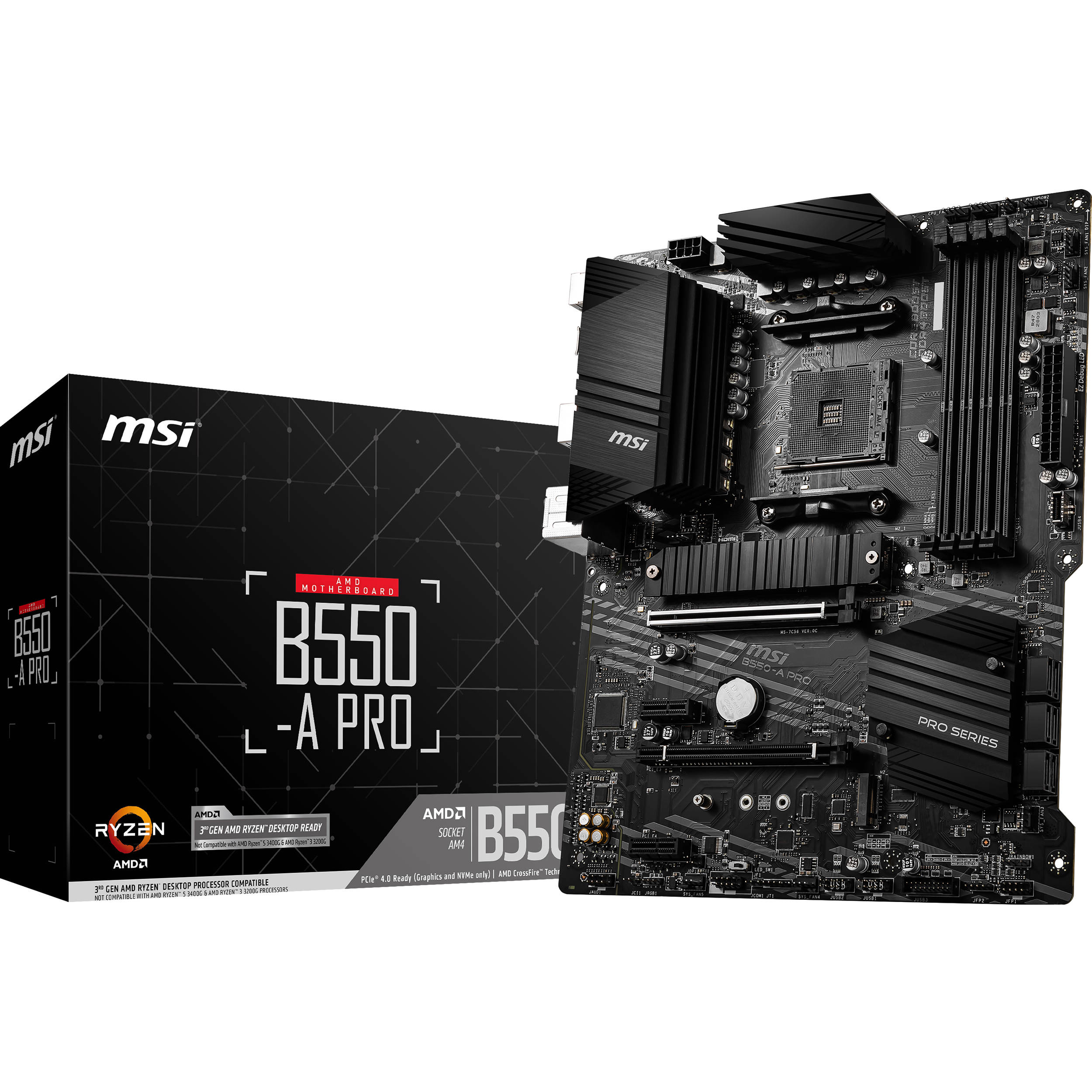 Материнська плата MSI B550-A PRO (911-7C56-066)фото1