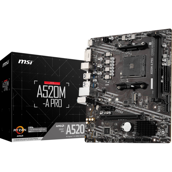 

Материнcкая плата MSI A520M-A PRO (911-7C96-039)