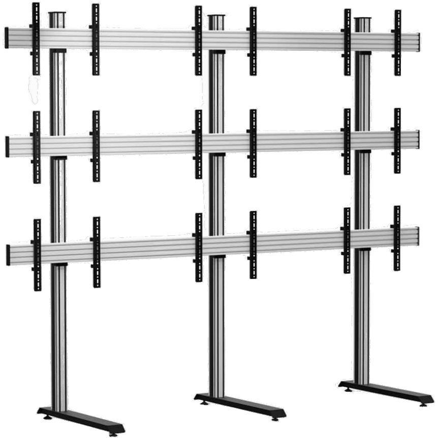 Стійка мобільна для відеостіни KSL VSP4433F 3х3фото1