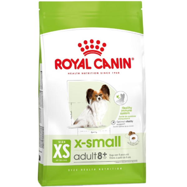 

Сухой корм для собак Royal Canin X-Small Adult 8+ миниатюрных пород старше 8 лет 3кг