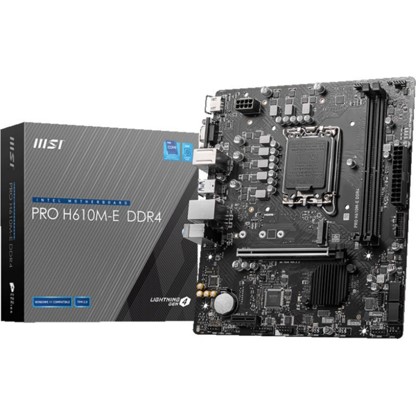 

Материнcкая плата MSI PRO H610M-E (911-7D48-044)
