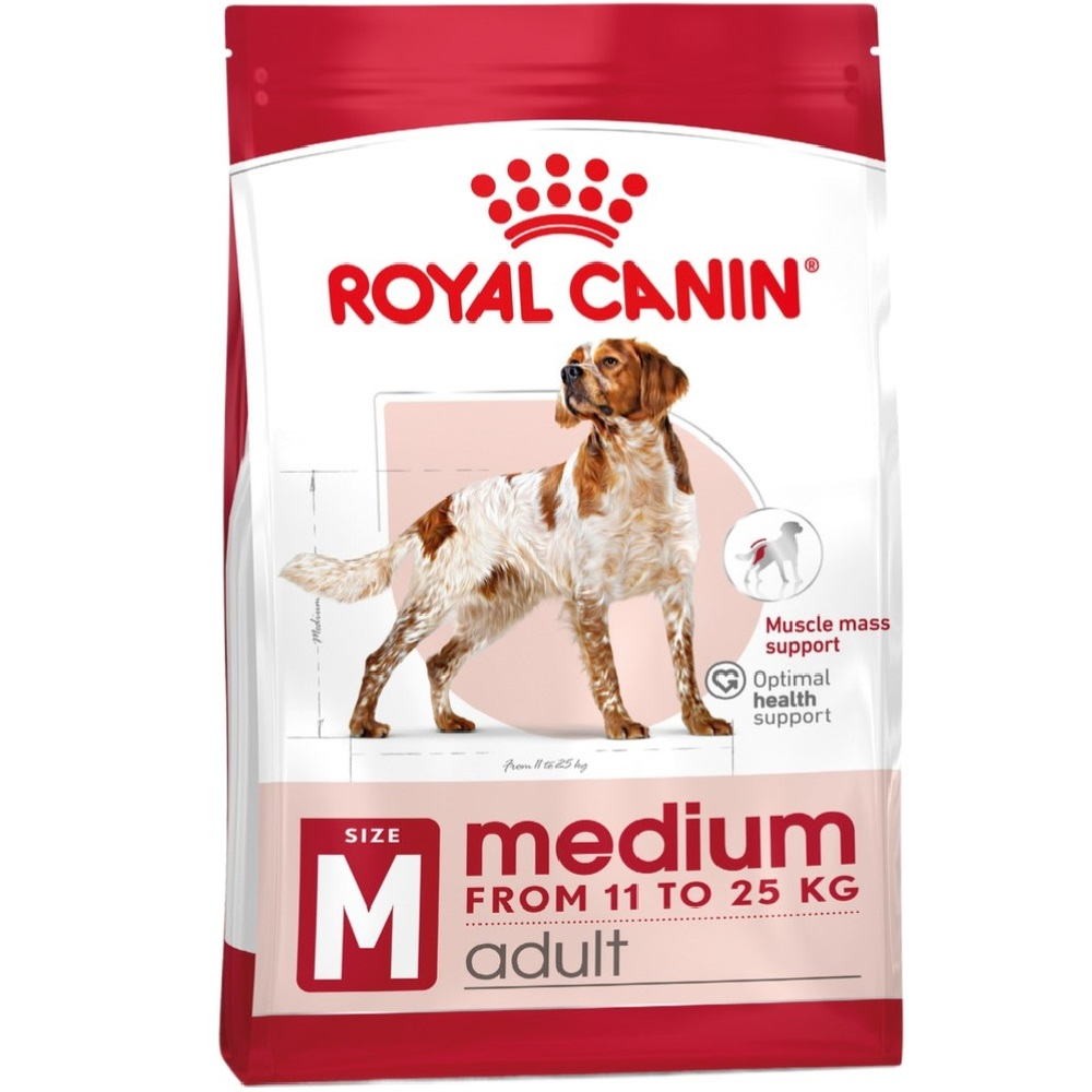 Сухий корм для собак Royal Canin Medium Adult середніх порід 4кгфото