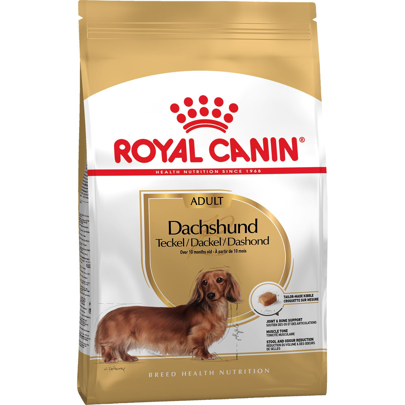 Сухой корм для собак породы Такса Royal Canin Dachshund Adult 1.5кг фото 1