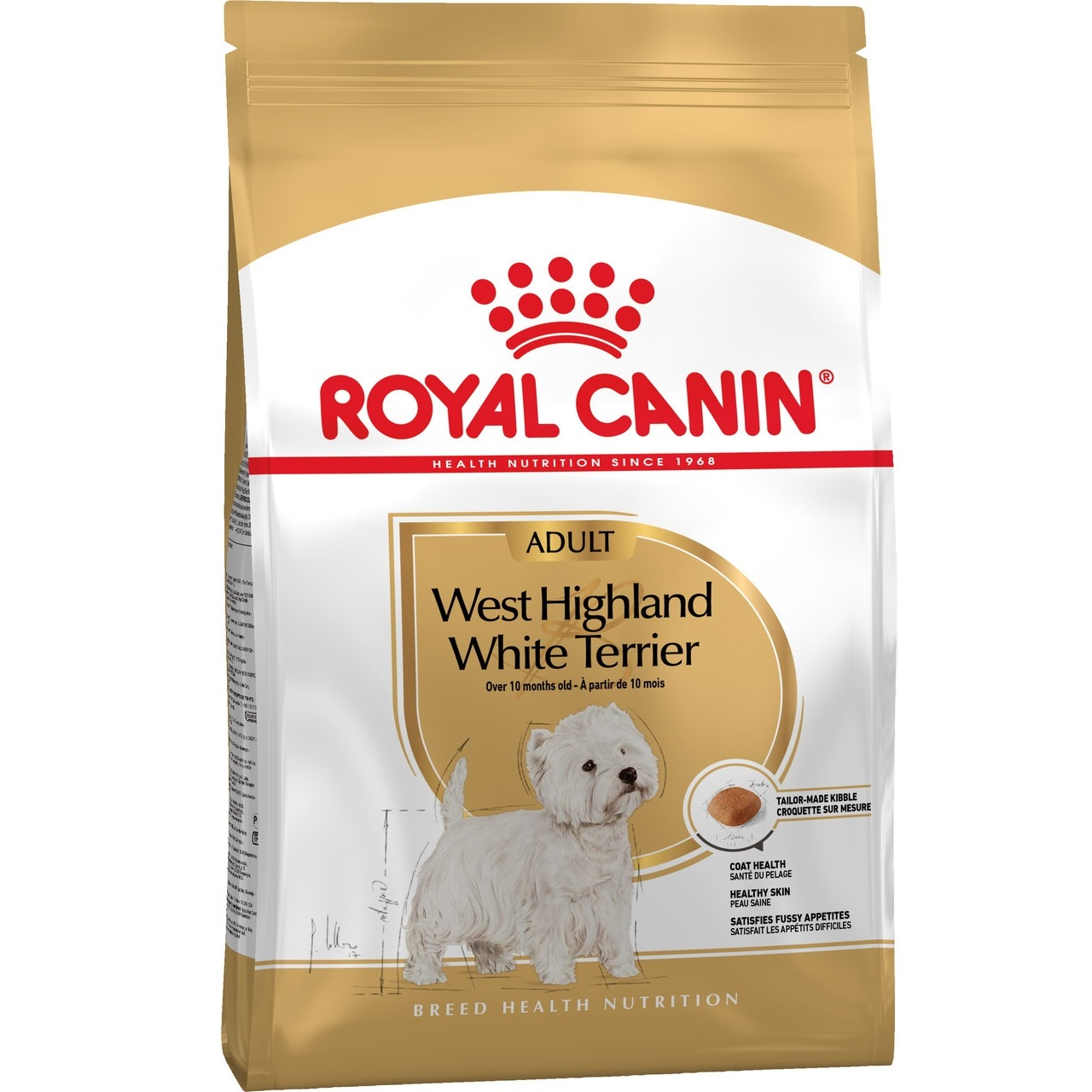 Сухой корм для собак породы Вест-Хайленд-Уайт-терьер Royal Canin Westie Adult 3кг фото 