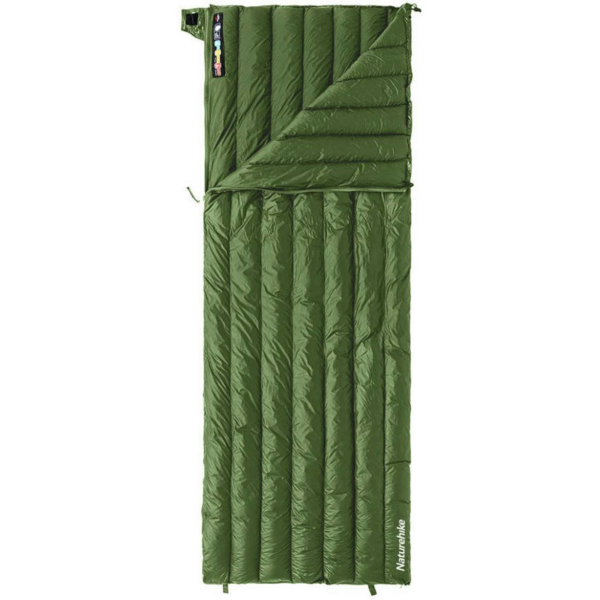 

Спальный мешок с натуральным пухом Naturehike CWM400 CNK2300SD013, зеленый