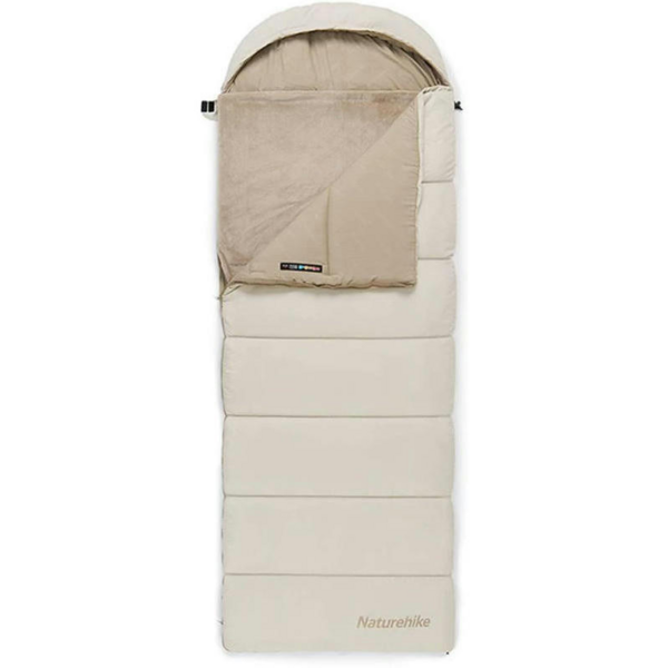 

Спальный мешок с подогревом Naturehike BE400 CNK2300SD021, левый, бежевый