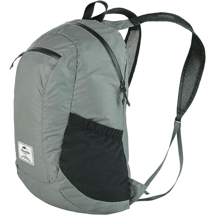 Рюкзак компактный сверхлегкий Naturehike Ultralight NH17A012-B, 18 л, серый фото 