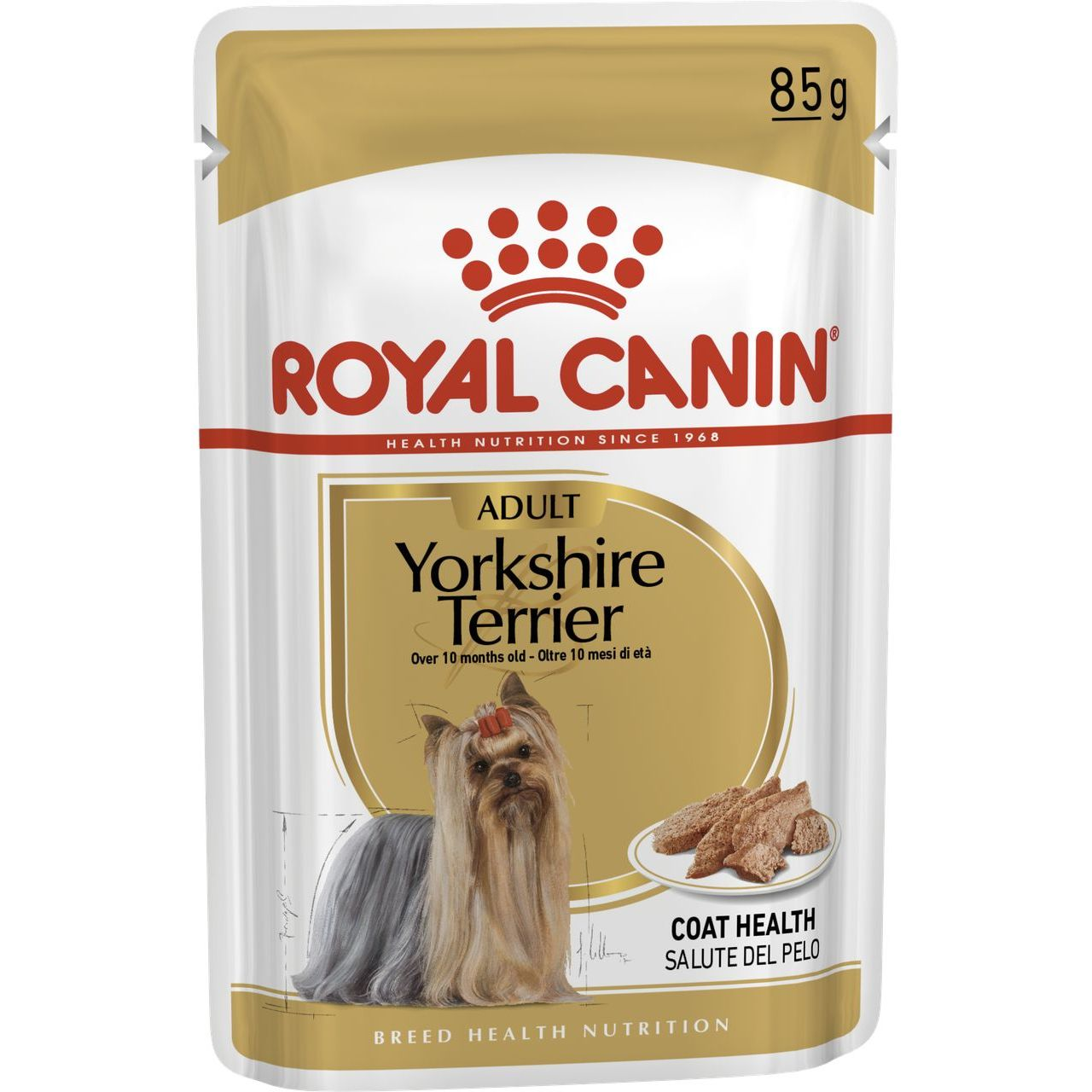 Влажный корм для собак породы Йоркширский-терьер Royal Canin Yorkshire Adult 85г фото 