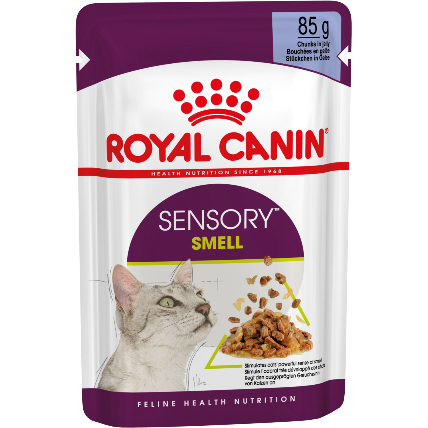 Влажный корм для котов Royal Canin Sensory Smell Jelly 85г фото 