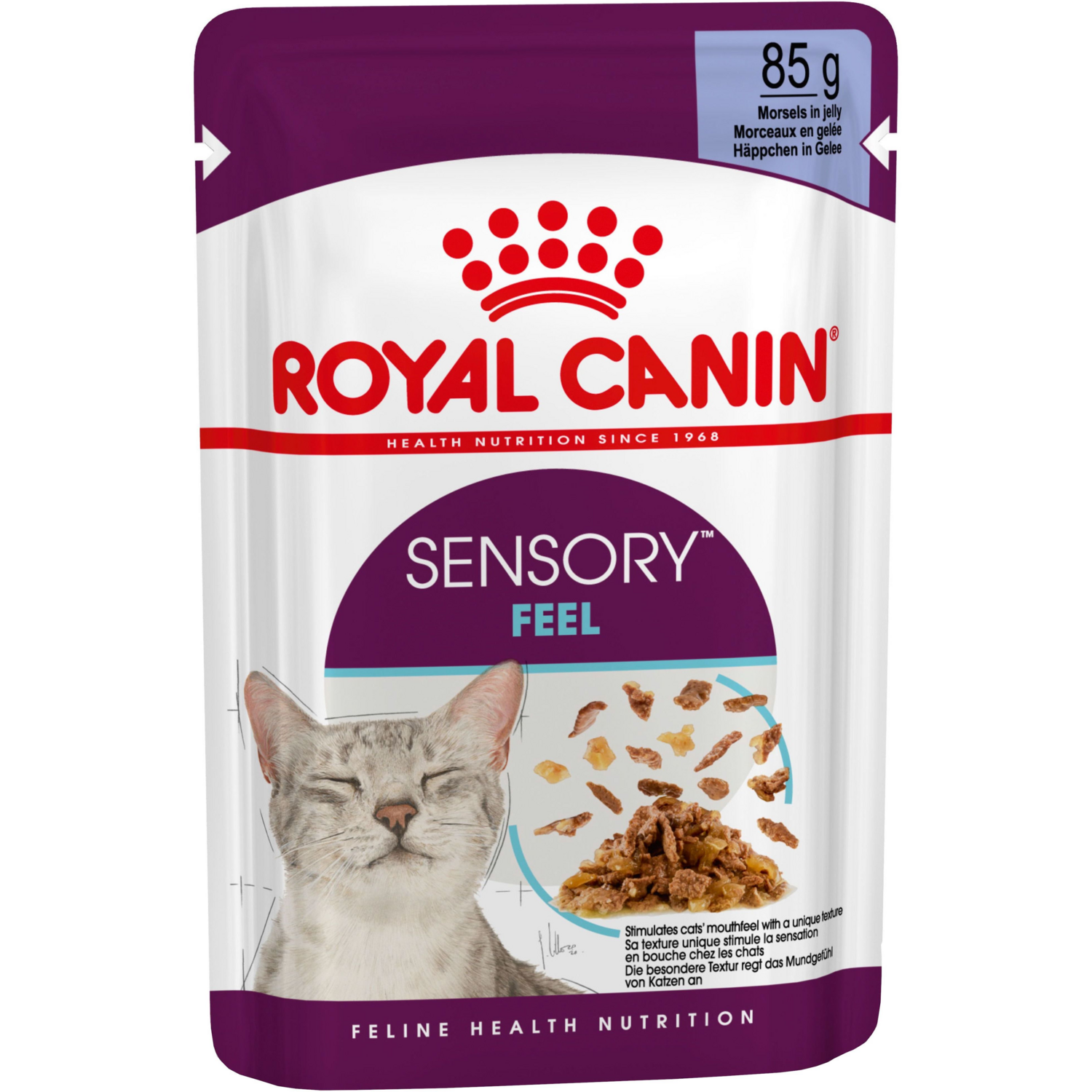 Влажный корм для котов Royal Canin Sensory Feel Jelly 85г фото 