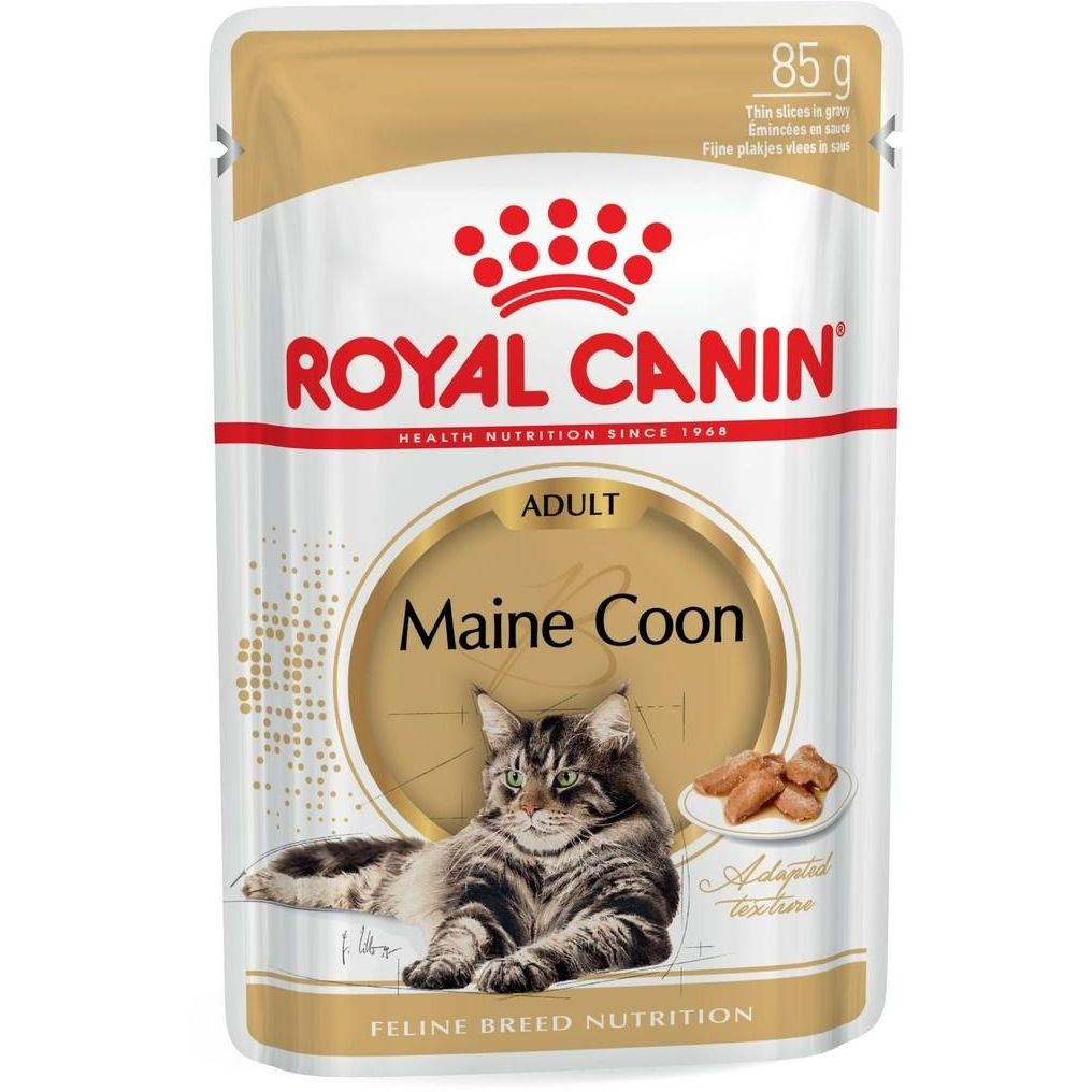 Вологий корм для котів породи Мейн-Кун Royal Canin Mainecoon Adult 85гфото