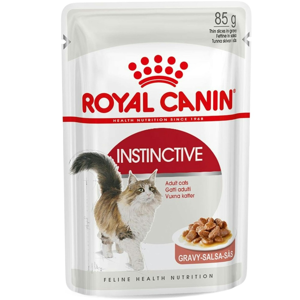 Влажный корм для котов Royal Canin Instinctive кусочки в соусе 85г фото 