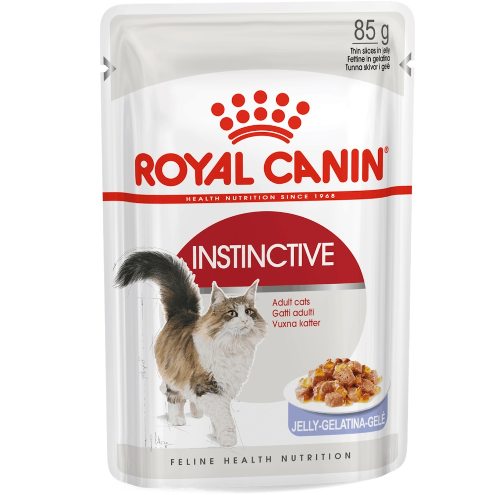 Влажный корм для котов Royal Canin Instinctive кусочки в желе 85г фото 