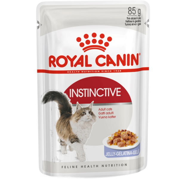 

Влажный корм для котов Royal Canin Instinctive кусочки в желе 85г