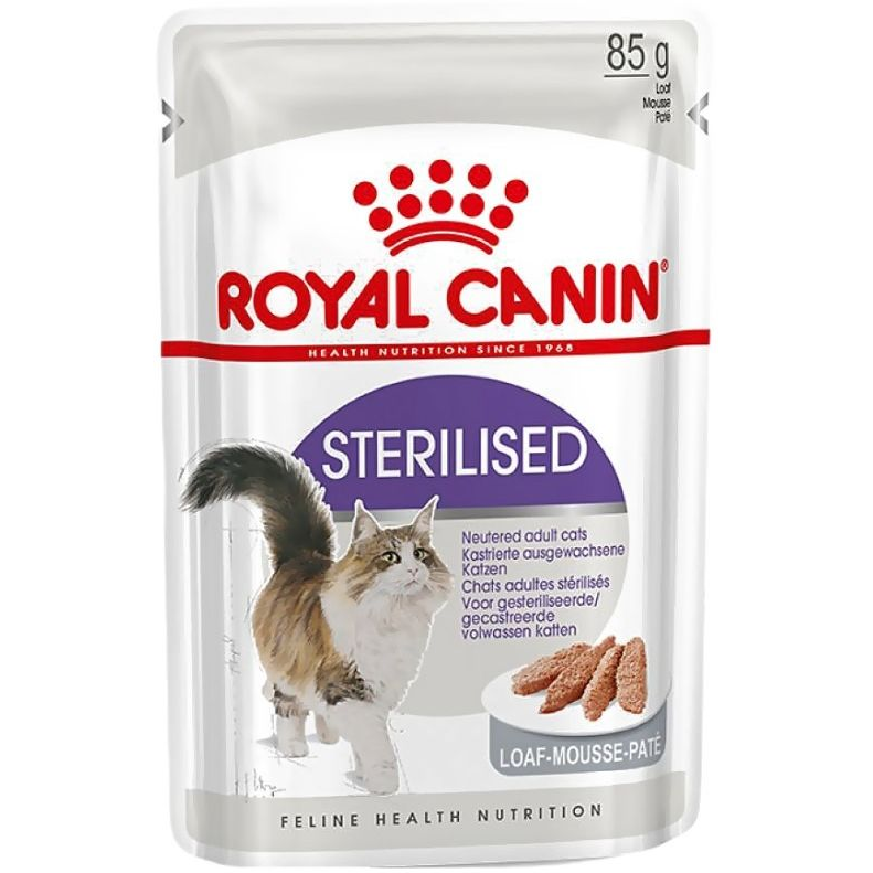 Влажный корм для котов Royal Canin Sterilised паштет 85гфото