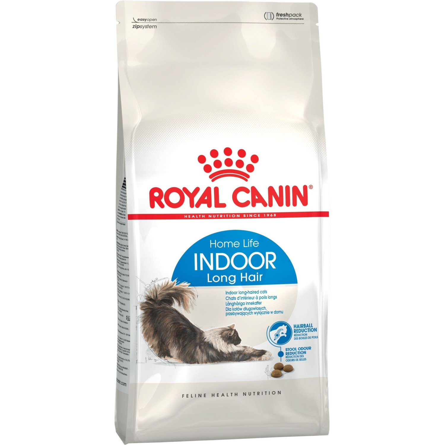 Сухой корм для домашних длинношерстных котов Royal Canin Indoor Long Hair 2кг фото 