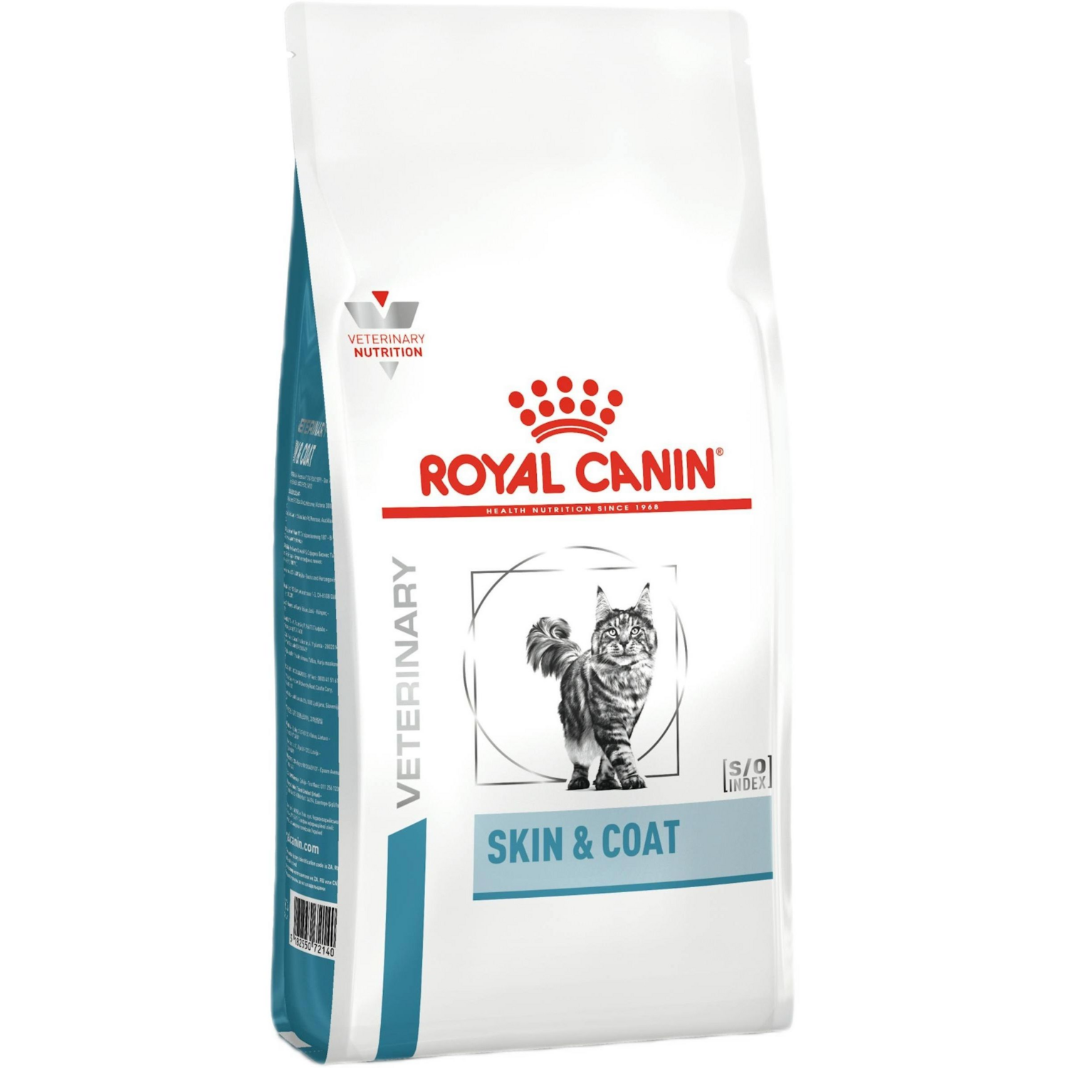 Сухой корм для котов Royal Canin Skin&amp;Coat при дерматозах и чрезмерном выпадении шерсти 400г фото 