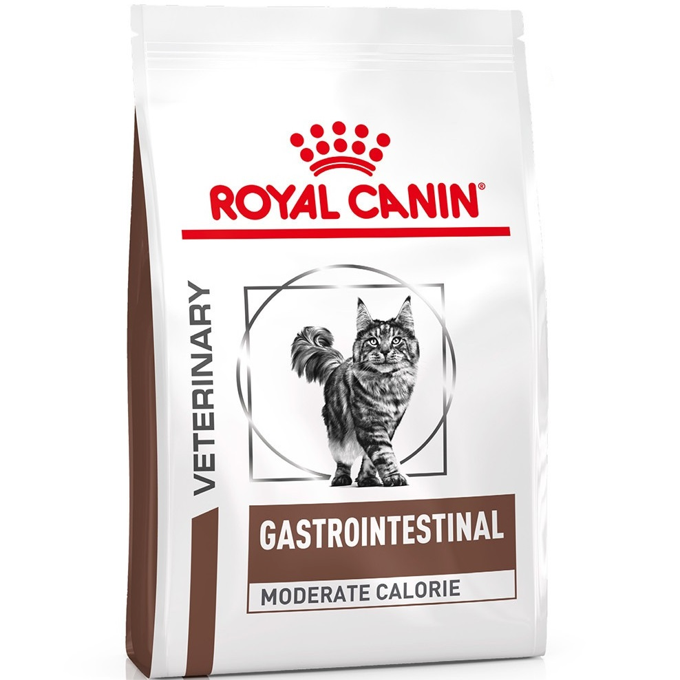 Сухий корм для котів Royal Canin Gastrointestinal Moderate Calorie схильних до зайвої ваги при розладах травленняфото