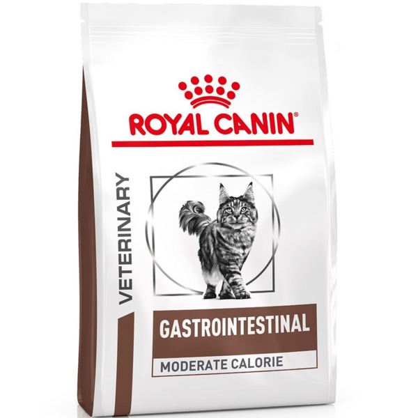 

Сухой корм для котов Royal Canin Gastrointestinal Moderate Calorie cклонных к лишнему весу при расстройствах пищеварения