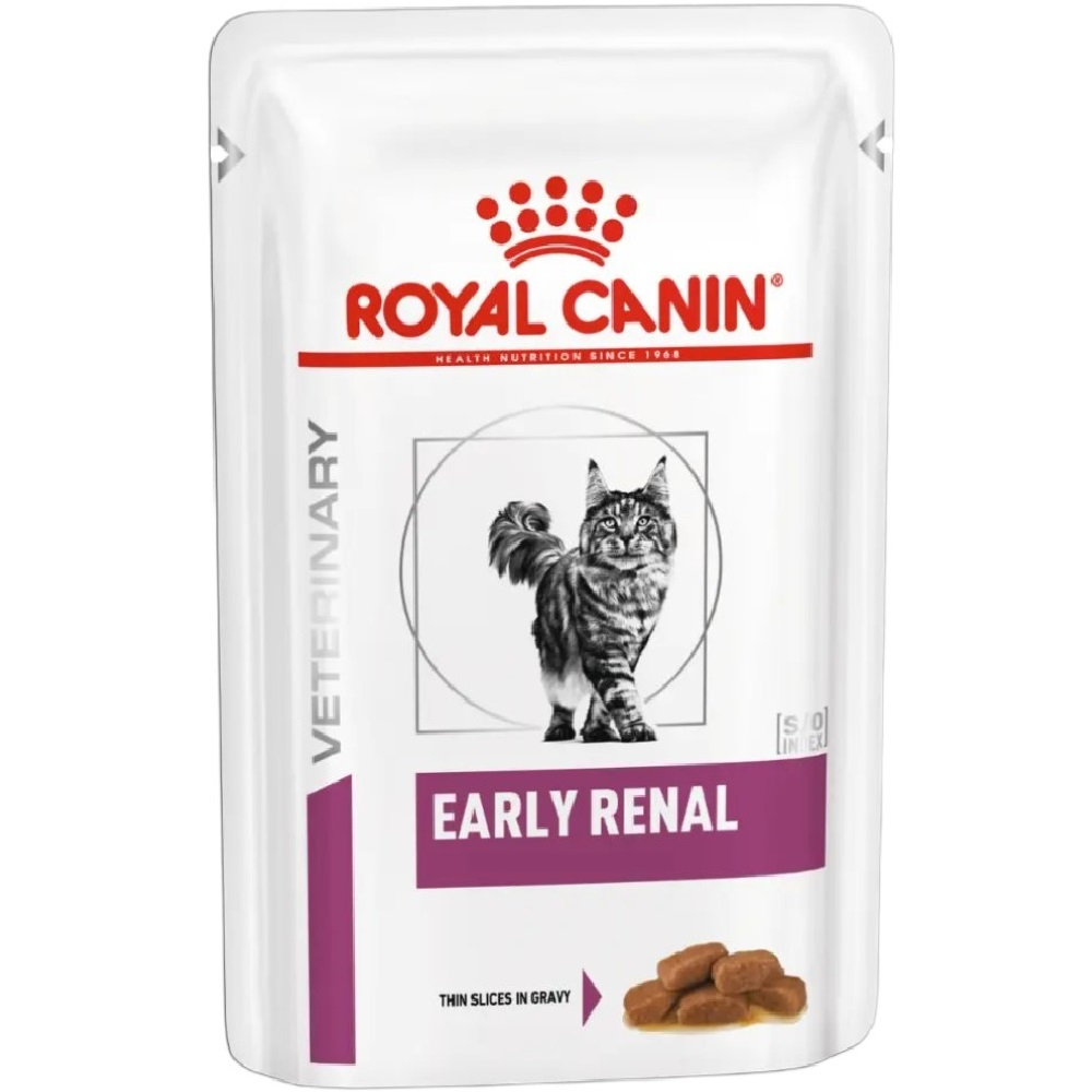 Вологий корм для котів Royal Canin Early Renal при захворюваннях нирок 85гфото