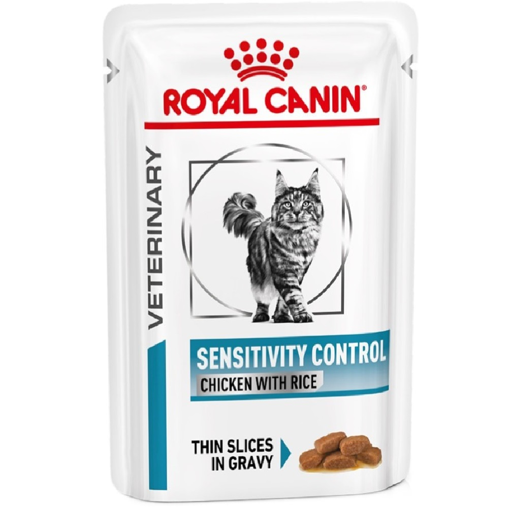 Вологий корм для котів Royal Canin Sensitivity Control з куркою та рисом 85гфото