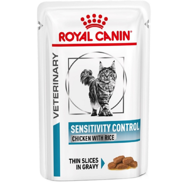 

Влажный корм для котов Royal Canin Sensitivity Control с курицей и рисом 85г