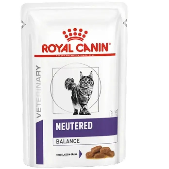 Вологий корм для котів Royal Canin Neutered Balance схильних до набору ваги 85гфото