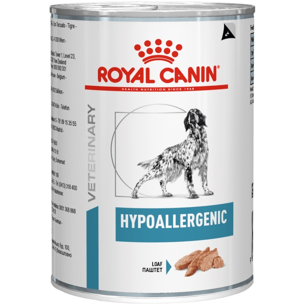 Вологий корм для собак Royal Canin Hypoallergenic для зниження інгредієнтної нестерпності 400гфото