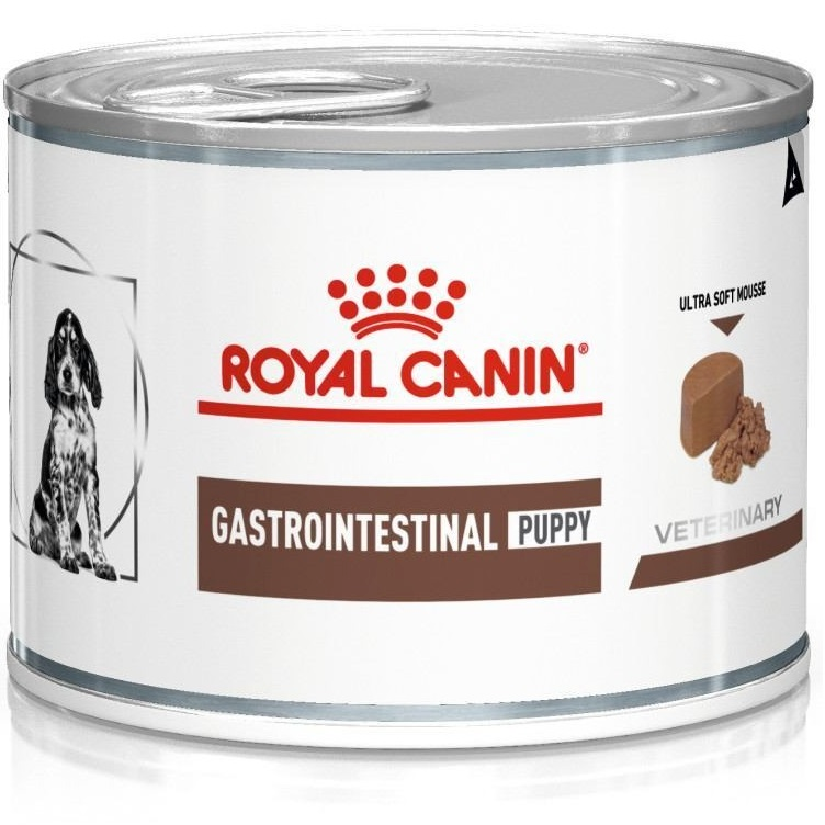 Влажный корм для щенков Royal Canin Gastrointestinal Puppy при расстройствах пищеварения 195г фото 