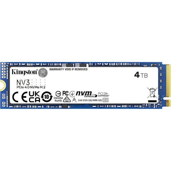 

SSD Накопитель Kingston M.2 TB PCIe 4.0 NV3 (SNV3S/000G)
