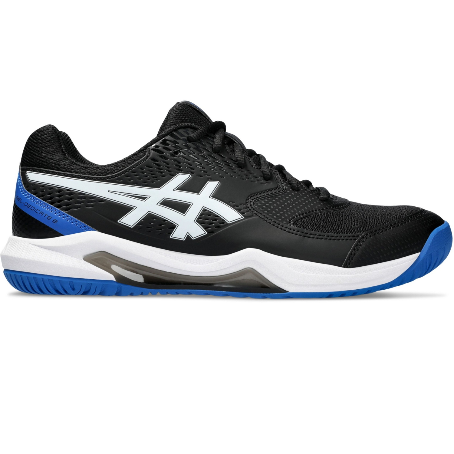 Кроссовки мужские для тенниса Asics Gel-Dedicate 8 1041A408-002 44 (10 US) черные фото 