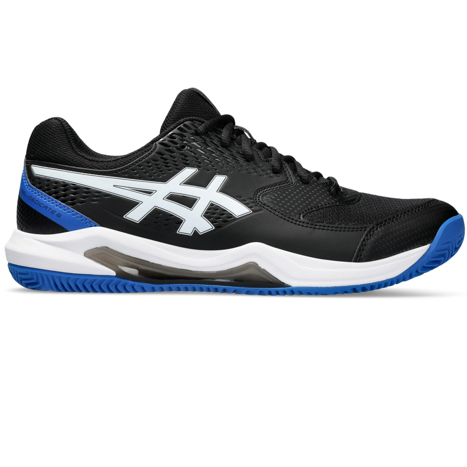 Кроссовки мужские для тенниса Asics Gel-Dedicate 8 Clay 1041A448-002 45 (11 US) черные фото 