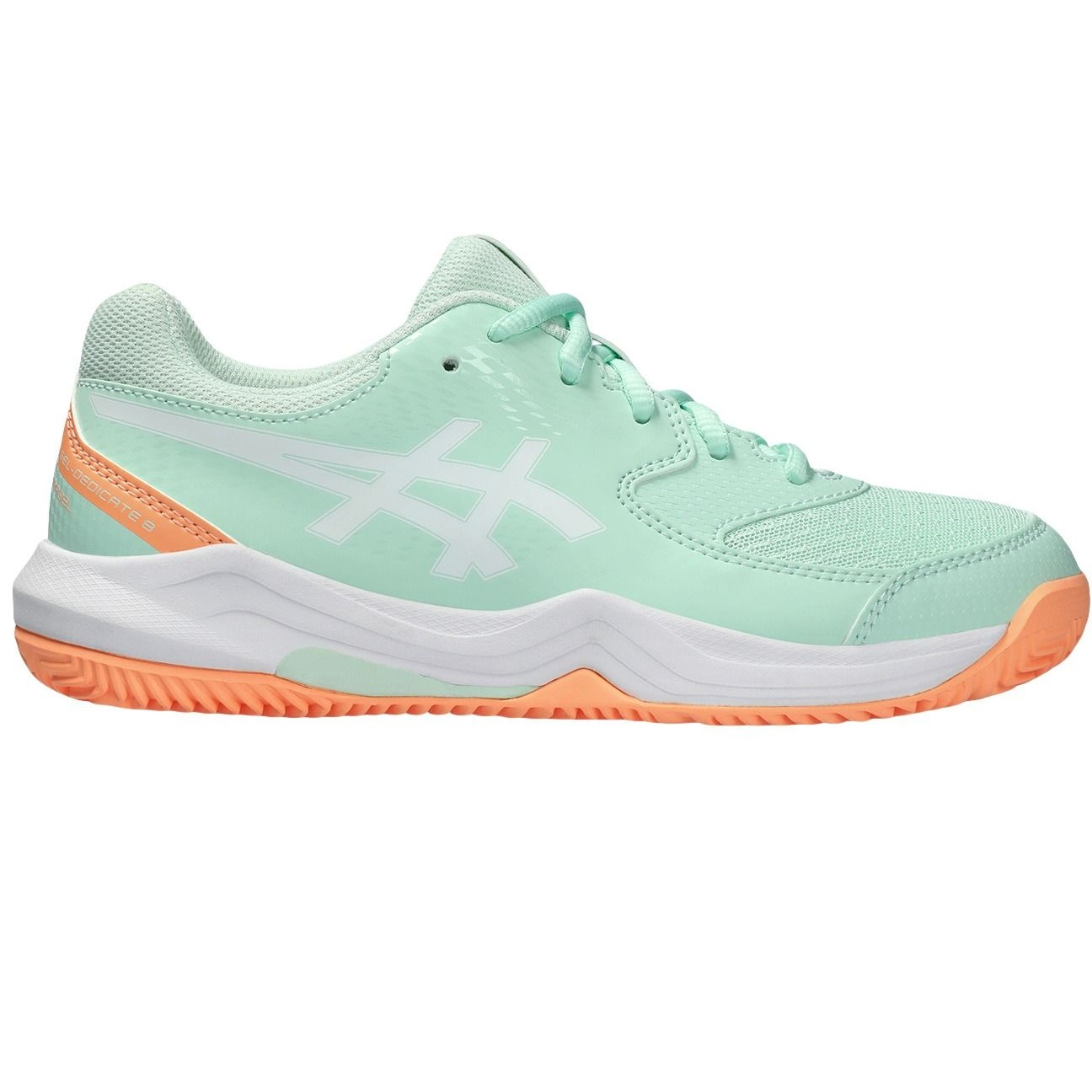 Кросівки для тенісу Asics Gel-Dedicate 8 Padel GS 1044A064-300 33 (1.5 US) м&#039;ятніфото