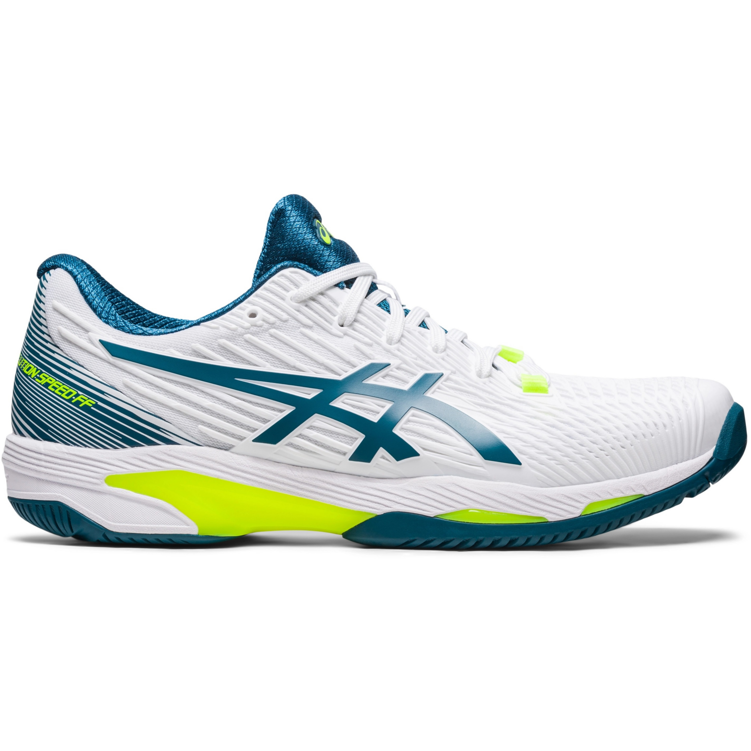 Кроссовки мужские для тенниса Asics Solution Speed FF 2 1041A182-102 46 (11.5 US) белые фото 