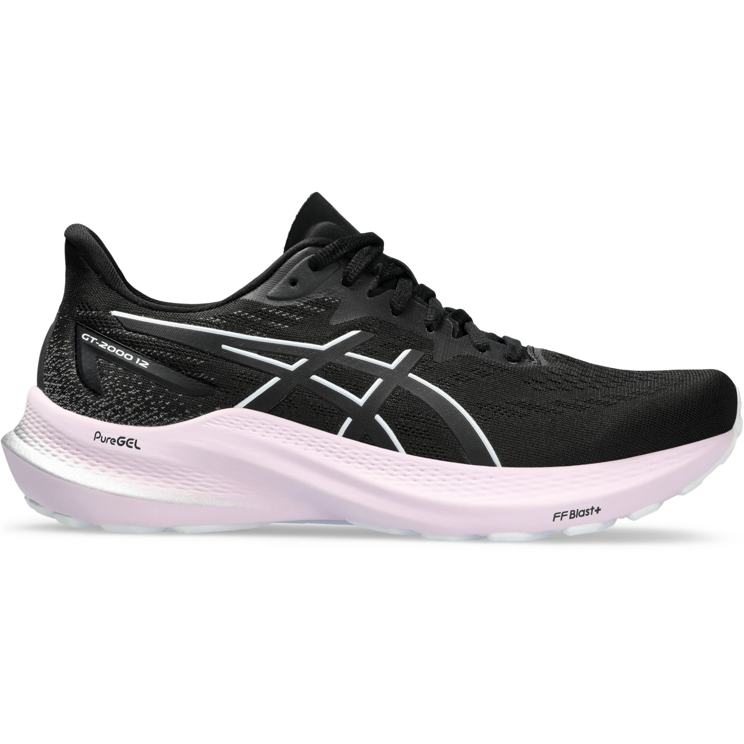 Кроссовки женские для бега Asics GT-2000 12 1012B506-004 37.5 (6.5 US) черные фото 