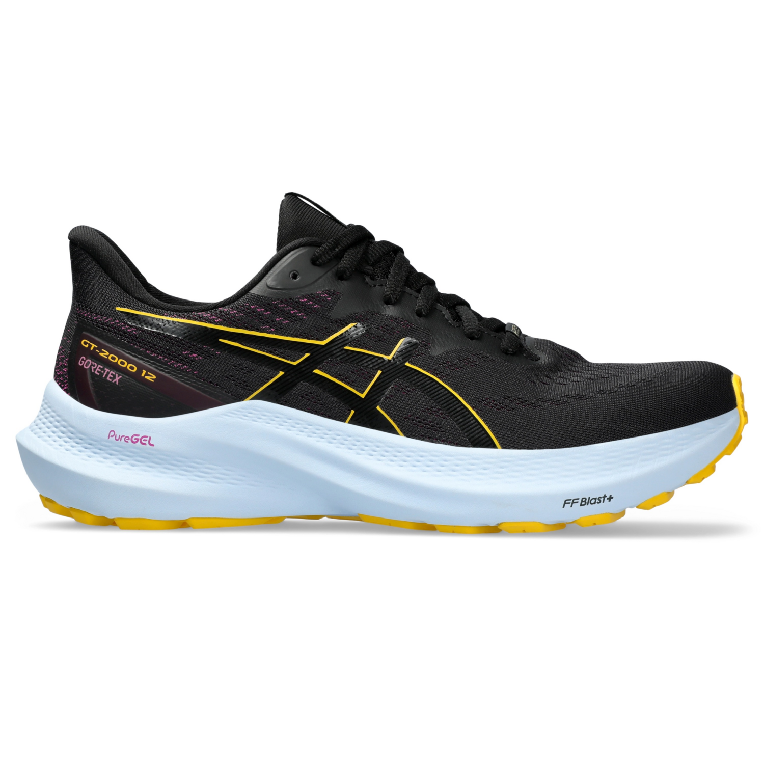 Кроссовки женские для бега Asics GT-2000 12 GTX 1012B507-001 37.5 (6.5 US) черные фото 