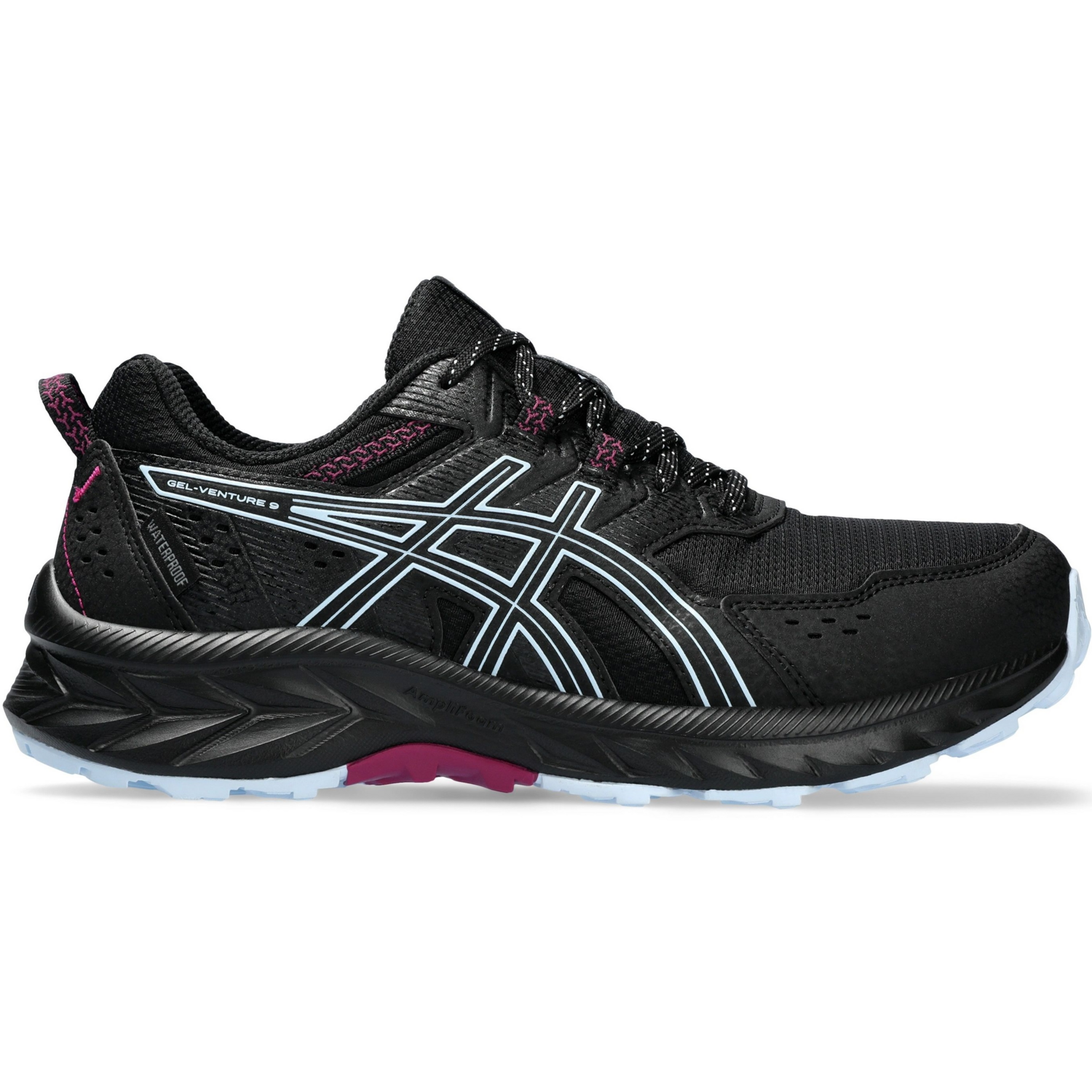 Кроссовки женские для бега Asics Gel-Venture 9 Waterproof 1012B519-003 39 (7.5 US) черные фото 