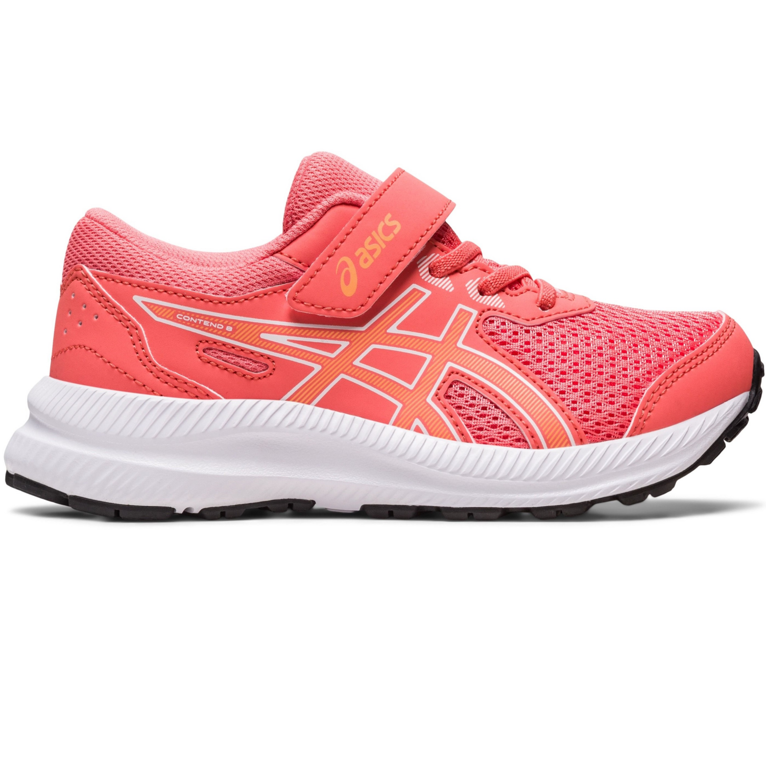 Кроссовки для девочек для бега Asics Contend 8 PS 1014A258-700 28.5 (K11 US) коралловые фото 