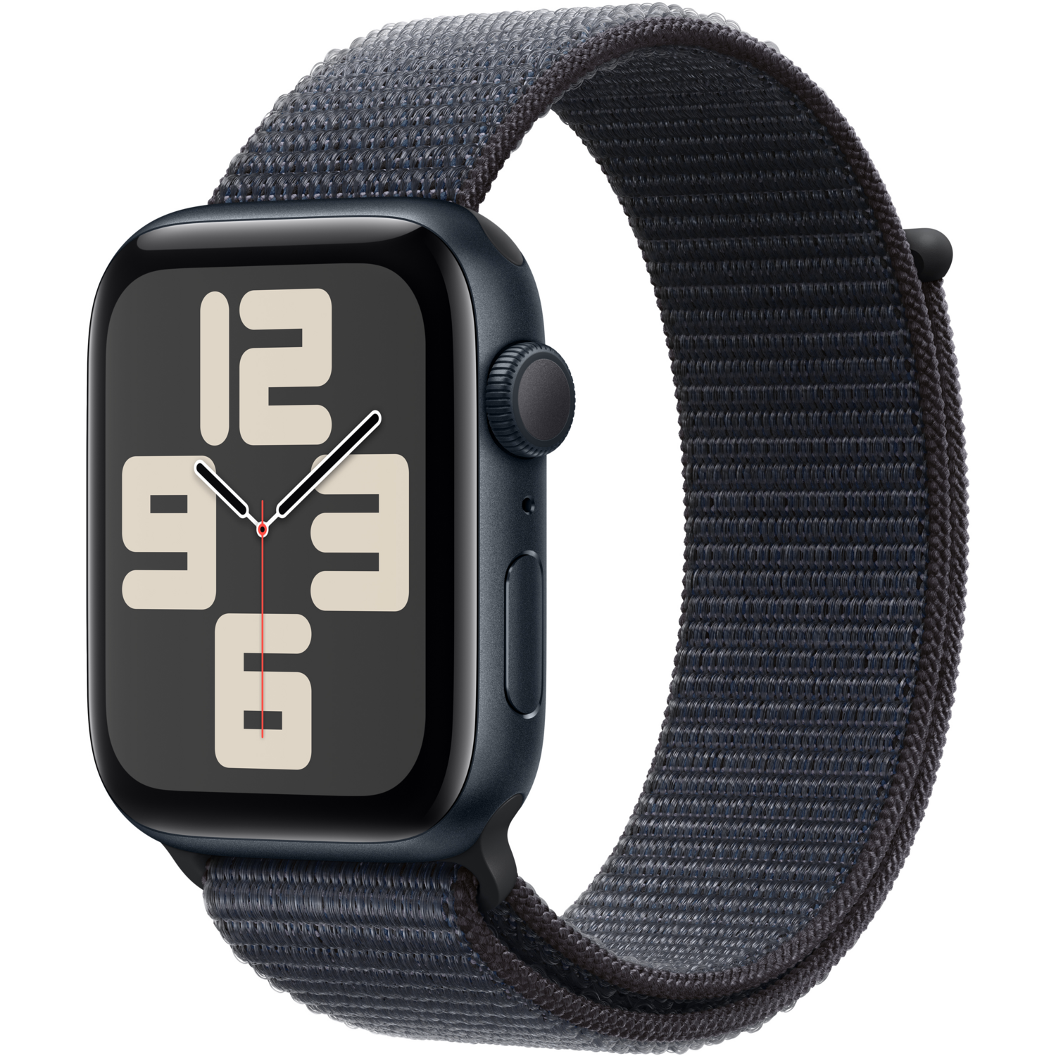 Смартгодинник Apple Watch SE GPS 44mm Midnight Aluminium Case with Ink Sport Loop (2024)фото