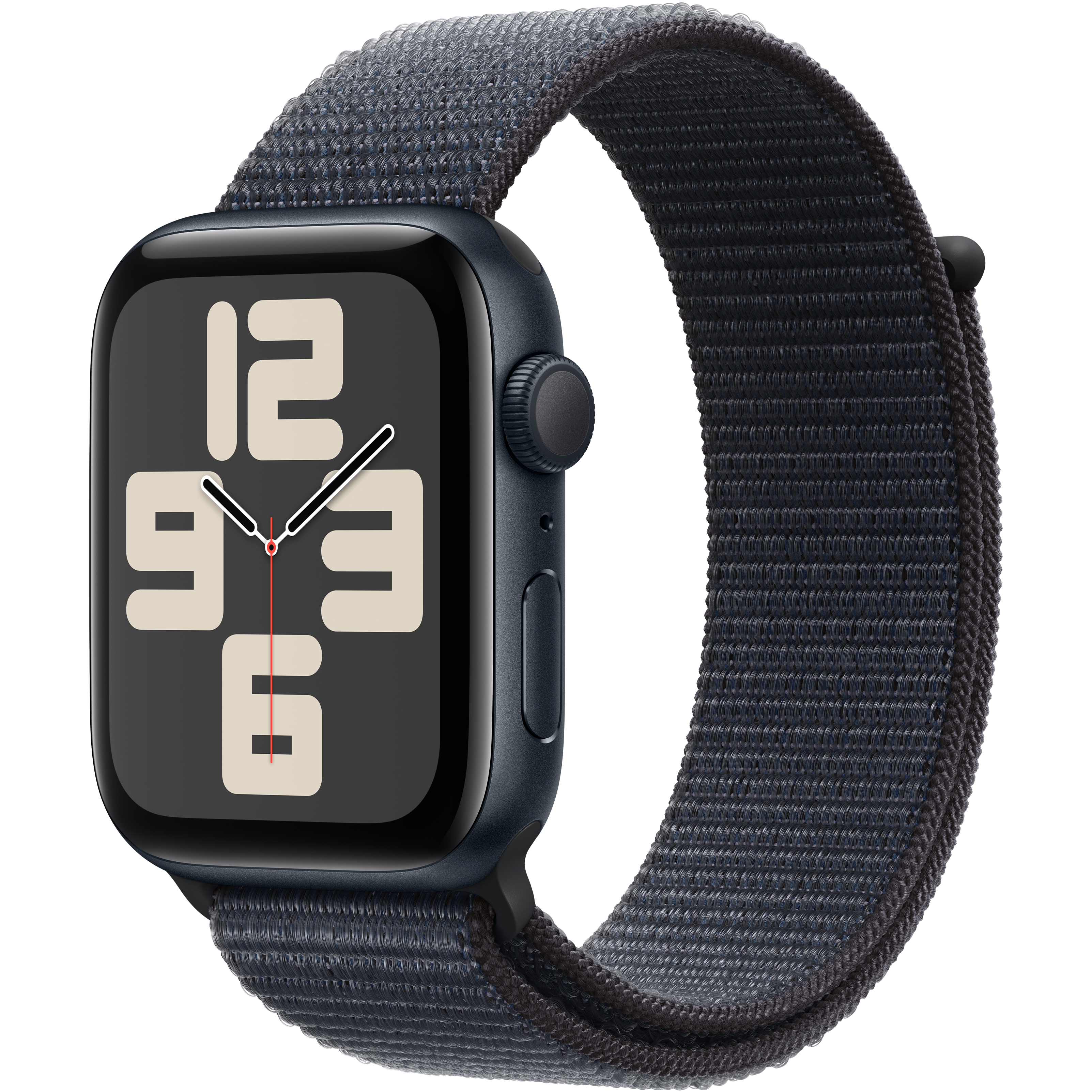 Смартгодинник Apple Watch SE GPS 44mm Midnight Aluminium Case with Ink Sport Loop (2024)фото1