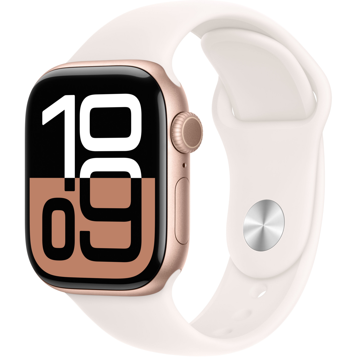 Смартгодинник Apple Watch Series 10 GPS 42mm Rose Gold Aluminium Case with Light Blush Sport Band – S/Mфото