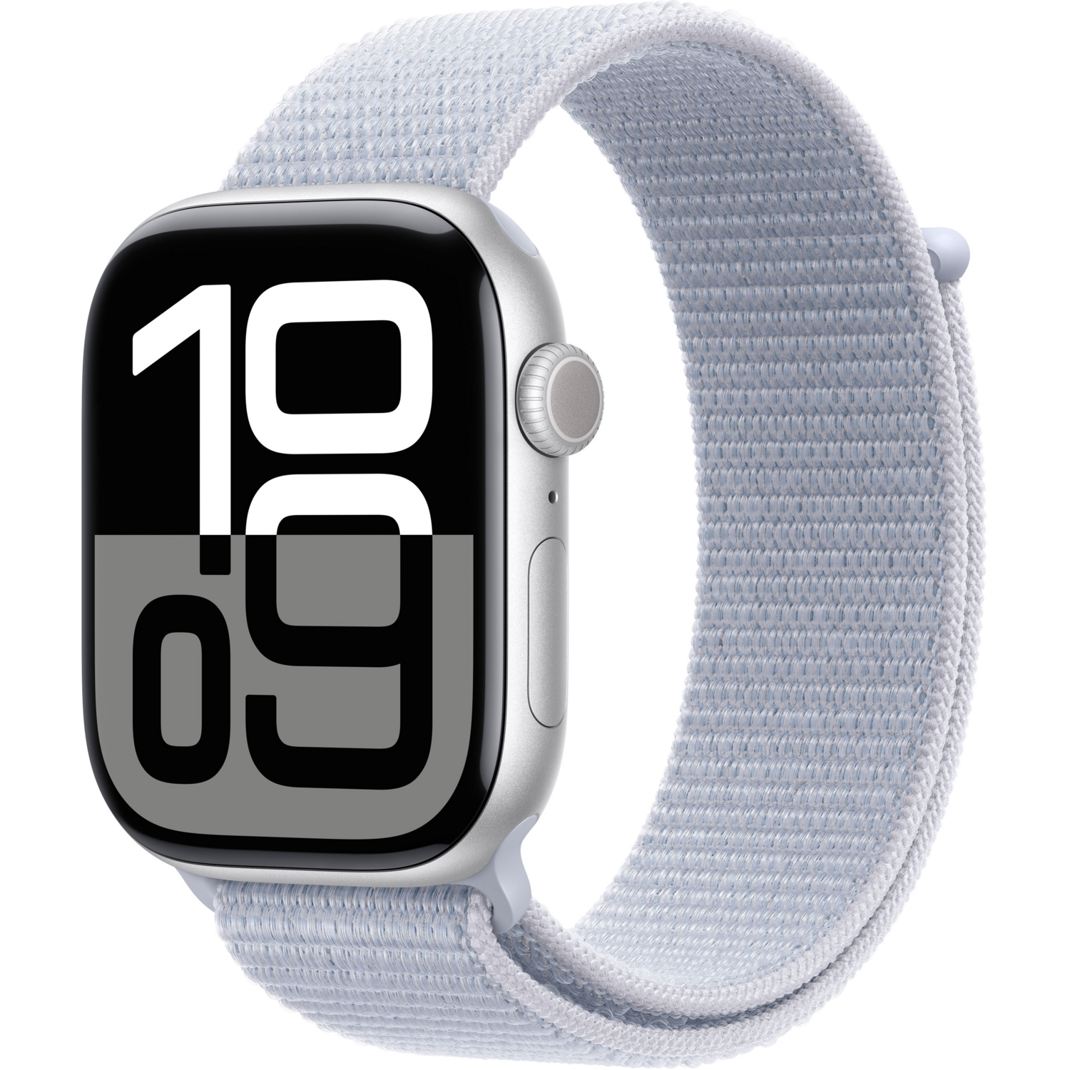 Смарт-часы Apple Watch Series 10 GPS 46mm Silver Aluminium Case with Blue Cloud Sport Loop фото 