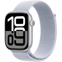 Смарт-часы Apple Watch Series 10 GPS 46mm Silver Aluminium Case with Blue Cloud Sport Loop