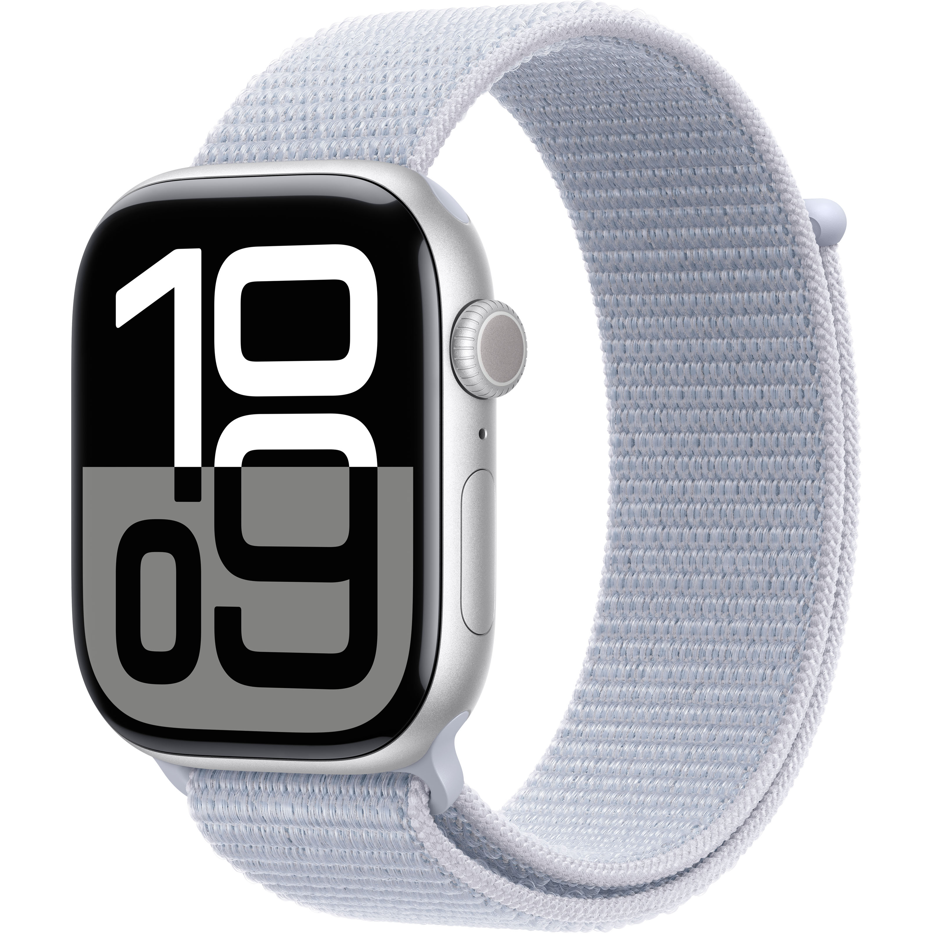 Смарт-часы Apple Watch Series 10 GPS 46mm Silver Aluminium Case with Blue Cloud Sport Loop фото 1