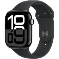 Смартгодинник Apple Watch Series 10 GPS 46mm Jet Black Aluminium Case with Black Sport Band – S/M