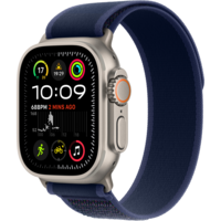 Смартгодинник Apple Watch Ultra 2 49mm Natural Titanium Case with Blue Trail Loop – S/M (2024)