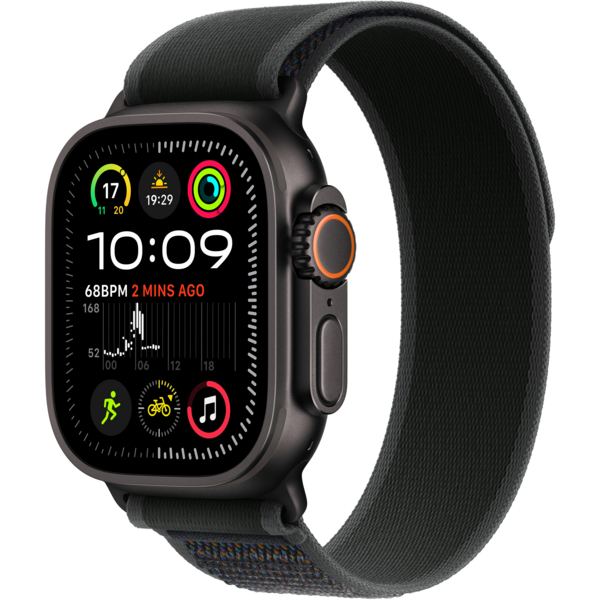 

Смарт-часы Apple Watch Ultra 2 49mm Black Titanium Case with Black Trail Loop - S/M (2024)