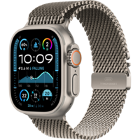 Смартгодинник Apple Watch Ultra 2 49mm Natural Titanium Case with Natural Titanium Milanese Loop – M (2024)